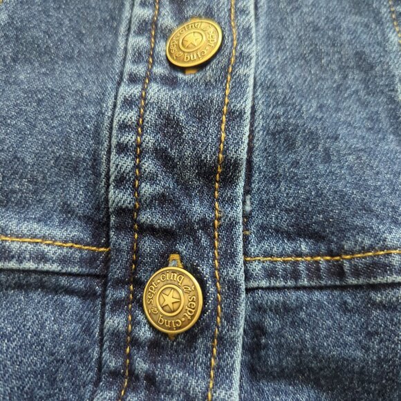 Cinq a Sept 5a7 Veena Denim Button-Front Midi Skirt - Picture 7 of 9